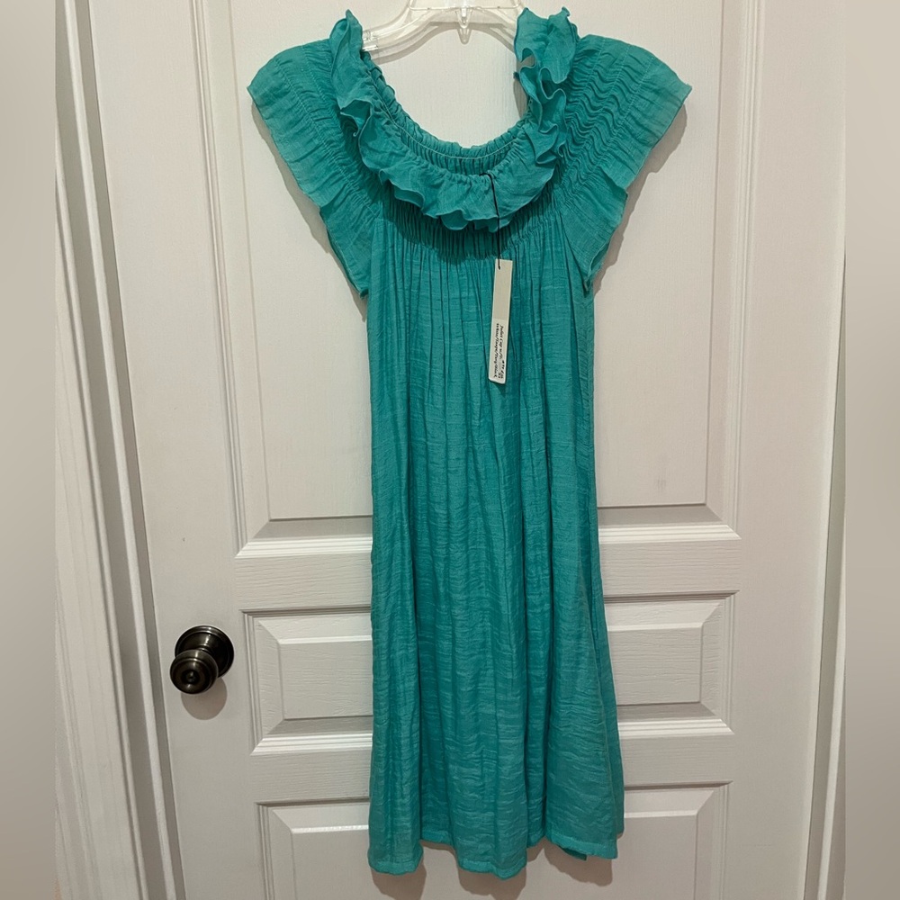 Teal Union of Angels Dress